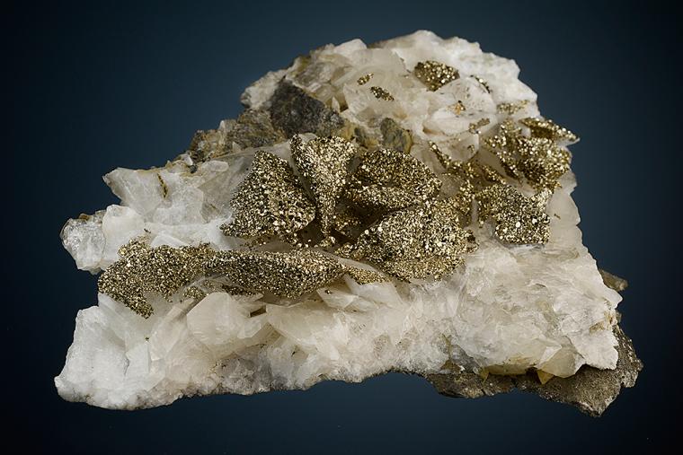 PYRITE on CALCITE